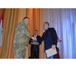 День місцевого самоврядування в міськради 2016 р. Під час нагородження.