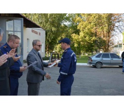 Святкування Дня рятівника у Сватовому. Нагородження працівників Сватівського міськрайонного відділу ГУДСНС України у Луганській області
