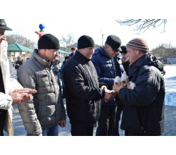 Масляна у Сватовому 2017 рік. Під час нагородження.