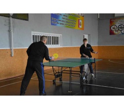 І-й етап змагань з настільного тенісу на Кубок міського голови. Під час змагань.