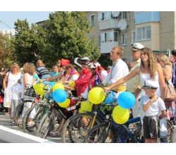 На празднике мото - велопробега в Сватово 2013 год