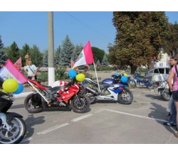 Фото сделано на празднике перед мото - велопробегом в Сватово 2013 год
