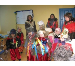 Діти на Старий Новий рік в міській1 раді. 2013 р.
