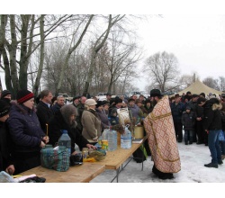 Сватівчани на святі водохрещення 2013 рік