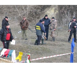 Підготовка до стрільби. Турнір з дробової стрільби м. Сватове. 2013 рік.
