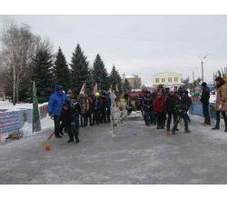 проведена Різдвяна спортивна естафета