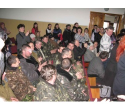 В січні у залі міської ради пройшов ІІІ-й фестиваль військово-патріотичної пісні