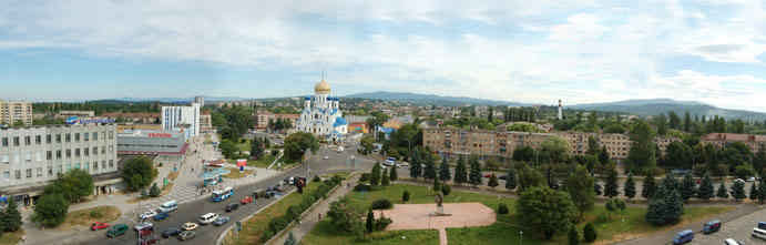 Фото панорама города Ужгорода